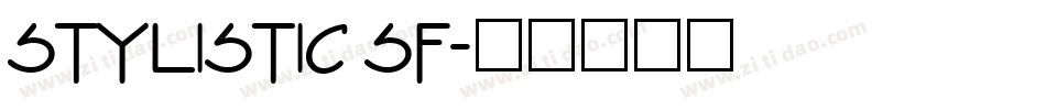 Stylistic SF字体转换